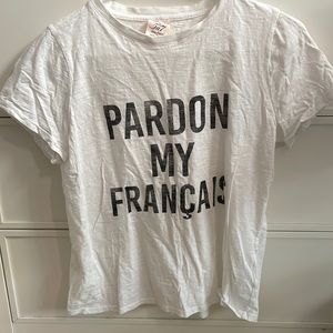 Cinq a sept white tee shirt